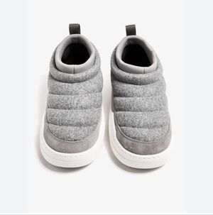 Moon Boots Park Soft Nylon Sneakers- Gray Felt NWOB EU 45